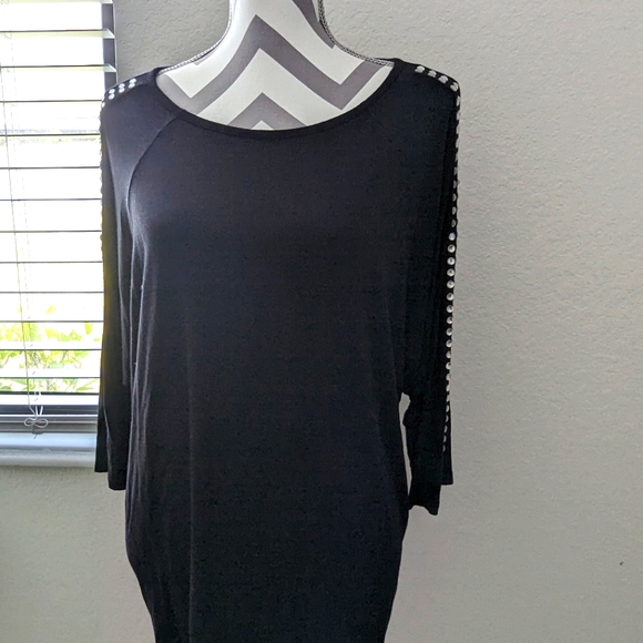 Michael Kors Tops - Michael Kors Black Dolman Sleeve Tunic